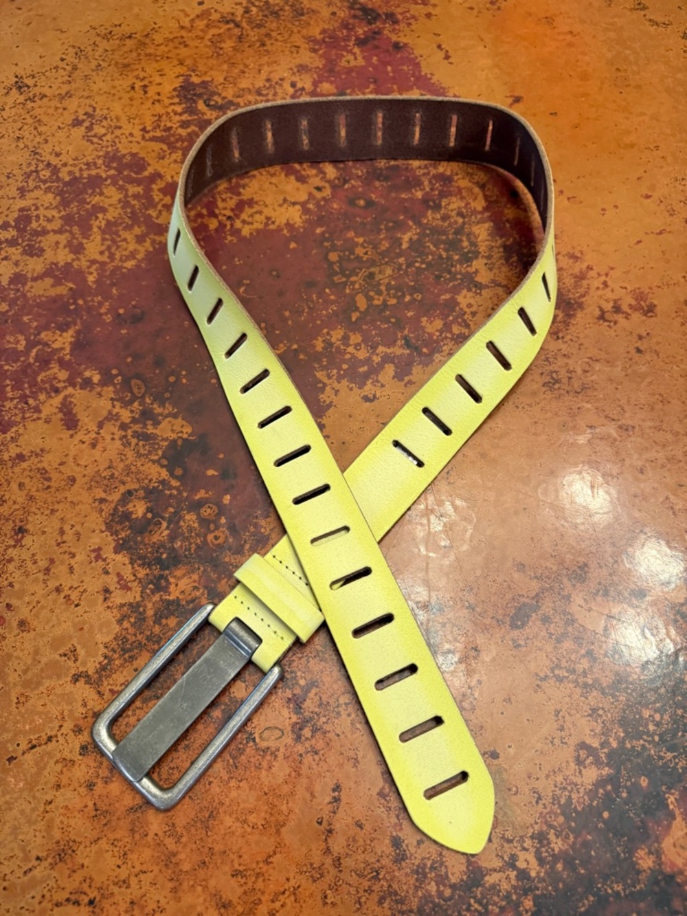 Free People We The Free Jona Belt Key Lime.. New without tags